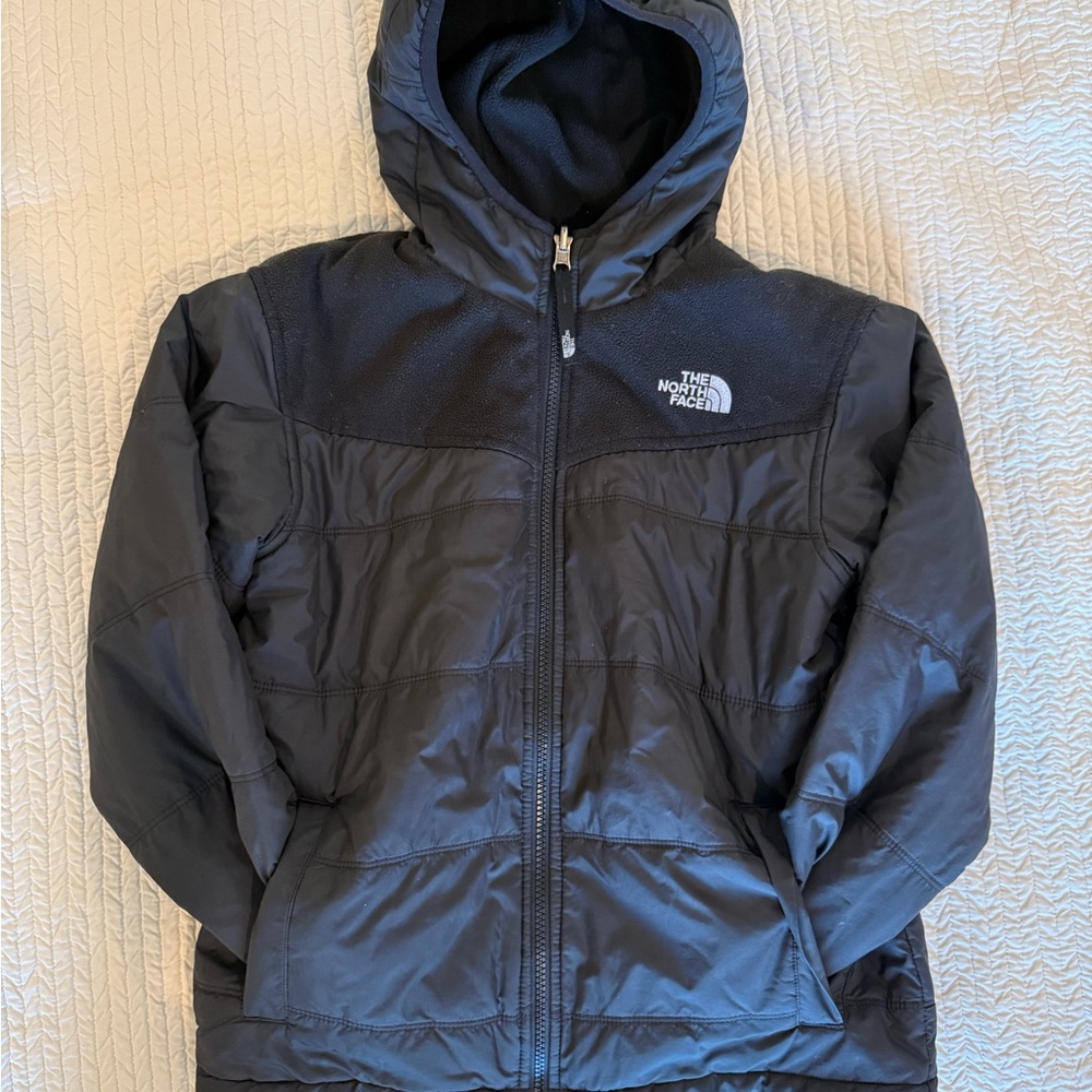 The North Face Reversible Boys' Jacket, Black, size Small